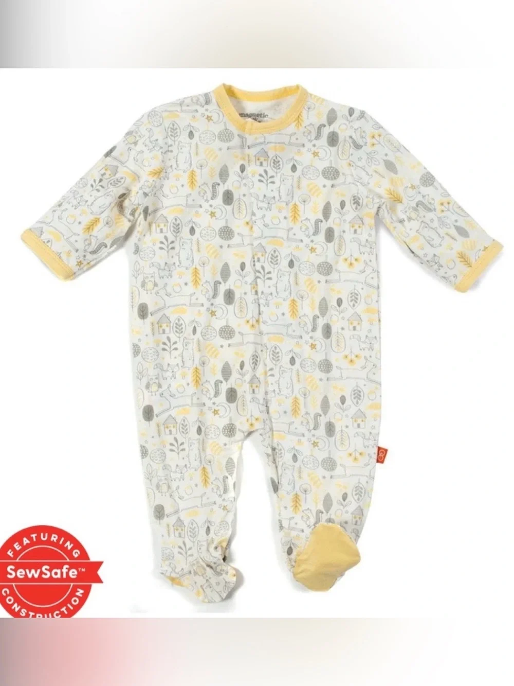 Magnetic Me Into the Woods Print Footie
